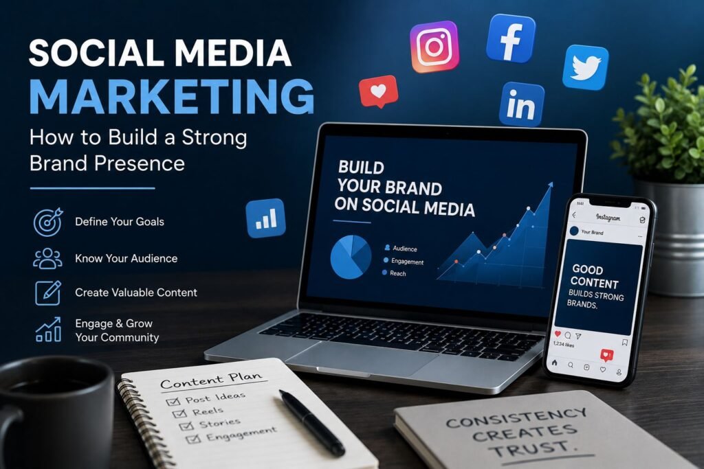 social media marketing for building a strong brand presence
